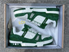 Value for money LOUIS VUITTON Trainer White Green Denim