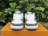 Value for money LOUIS VUITTON Trainer White Grey Denim