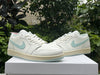 Pure original Jordan Air jordan 1 Low Sail lgloo white light green