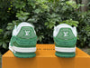 Value for money LOUIS VUITTON Trainer White Green Denim