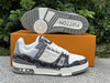 Value for money LOUIS VUITTON Trainer White Grey Denim