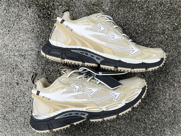 Pure original OFF-WHITE three arrow running shoes
