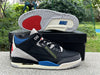 Company level Jordan Air Jordan 3 OG "CHILE RED" black, gray and red