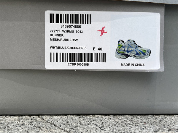 Pure original Balenciaga/Balenciaga 7.5 white green Item number