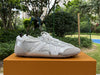 Original Louis Vuitton Sneakerina leather round toe lace-up ballet