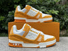 Value for money LOUIS VUITTON Trainer White and Yellow Denim