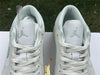 Pure original Jordan Air jordan 1 Low Sail lgloo white light green