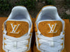 Value for money LOUIS VUITTON Trainer White and Yellow Denim