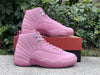 Pure original Air Jordan 12 GS Pink