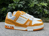 Value for money LOUIS VUITTON Trainer White and Yellow Denim