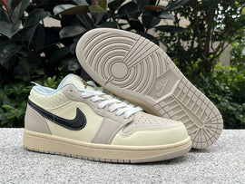 Original Jordan Air Jordan 1 Low 'Sanddrift' Beige-Brown