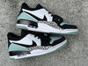 Pure original Jordan Legacy 312 Low white black green
